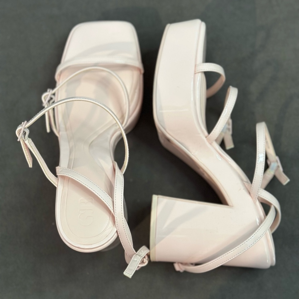 GB Baby Pink Platform Heels
